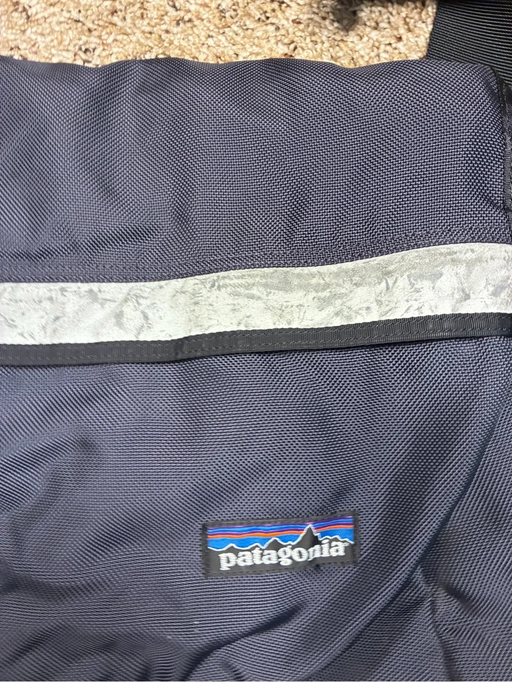 Patagonia VTG 90s y2k Critical Mass Messenger Travel Bag Flap